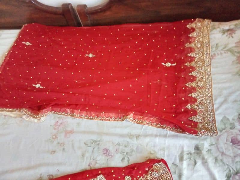 Dulhan  branded bridal lehnga one time used like new03186540425 8