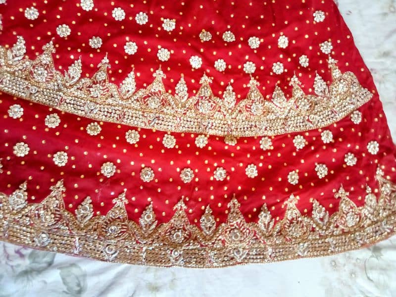 Dulhan  branded bridal lehnga one time used like new03186540425 9