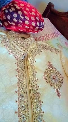 dulha sherwani one time use like new