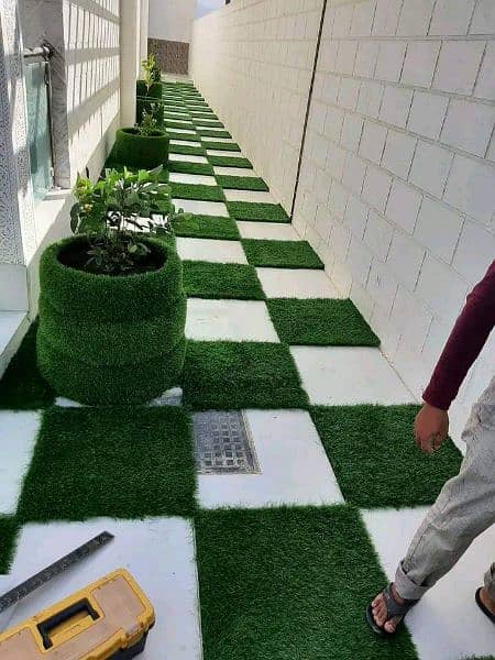 Artificial Grass/ Astro Turf/ Pvc Wooden Tiles/ Wallpapers 8