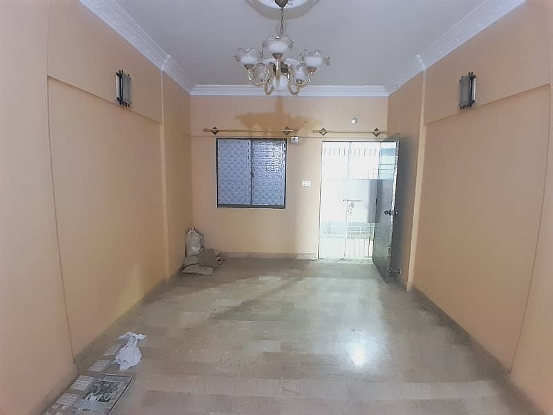 MAIN ROAD FACEING FLAT FOR SALE IN GULISTAN-E-JAUHAR BLOCK 14 NEAR KABABJEES BEAKER. . 11