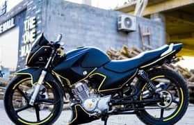 Fully Dropped n modified Yamaha YBR Bike in Good condition