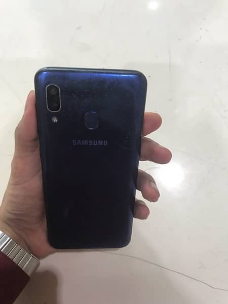 Samsung A20 3/32 condition 10/8 only Pannel change baki all ok 4