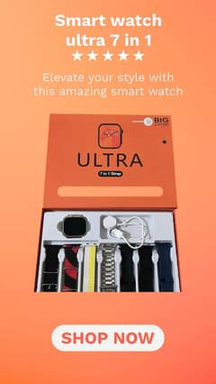 Smart watch ultra 7 in 1 strap