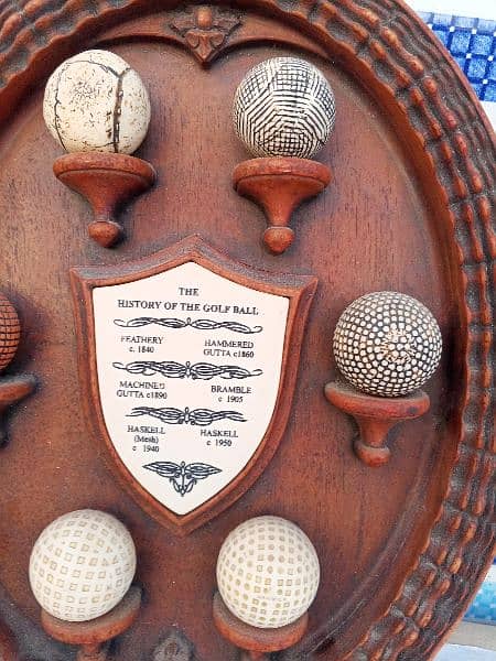 golf balls history shield 3