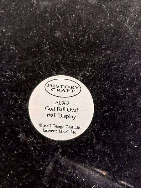 golf balls history shield 4