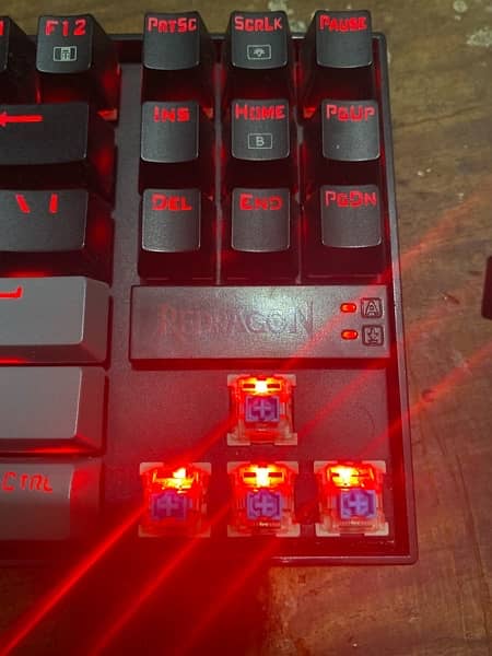 redragon kuruma k552 wired mechanical gaming keyboard red light 2