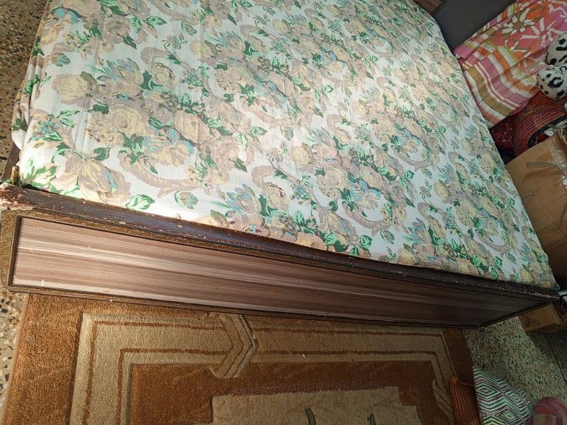 Bed with Mattress. 1