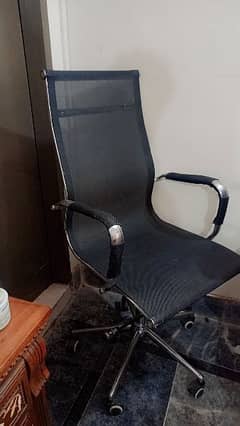 matrix black ( fabric and metal) office chair