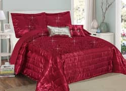 3pc Luxury Quilted Bedding Set - 1 Bedspread & 2 Pillow cases