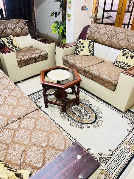 Six Seater sofa set 1