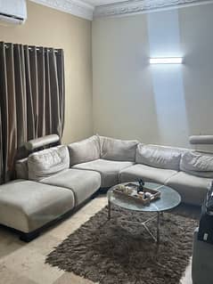 L shaped sofa set