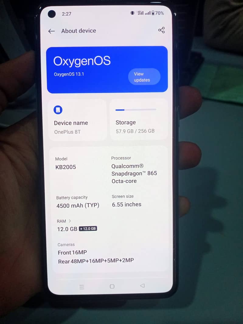 OnePlus 8t (12,256) 0