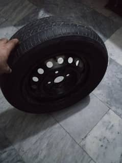 R13" Tyre with rim .