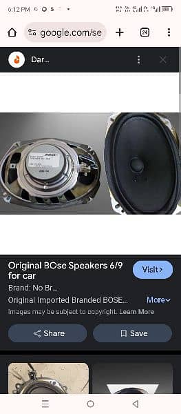 BOSE ORGNAL CAR SAPKAR FULL BASS SAPKR 2