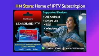 Fast Iptv Starshare, Opplex, Crystal, B1g, Trex, Geo, 5G package/panel