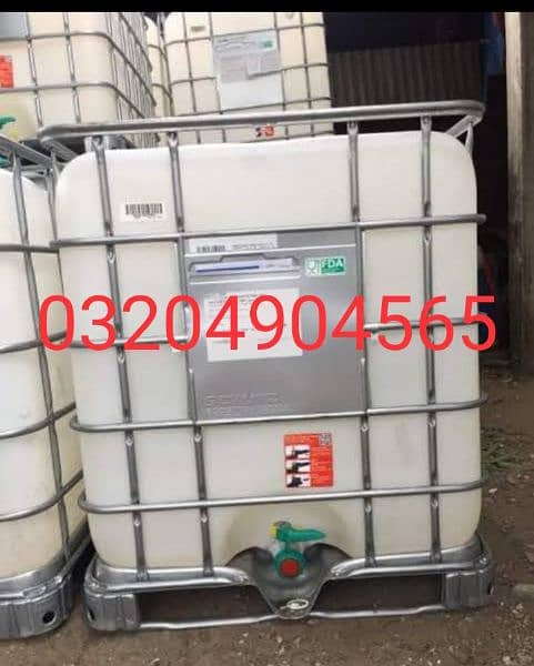 IBC tank/tote/diesel/fuel/petrol/water/chemica/imported 1000 liter 0