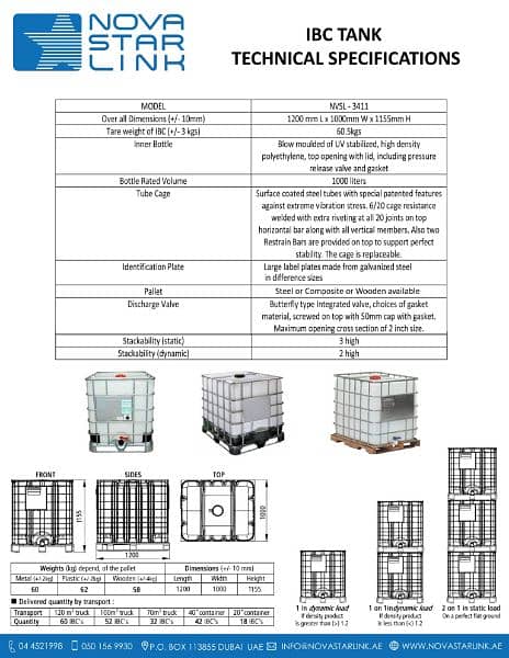 IBC tank/tote/diesel/fuel/petrol/water/chemica/imported 1000 liter 15