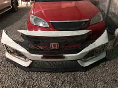 Rs turbo bumpers with grill