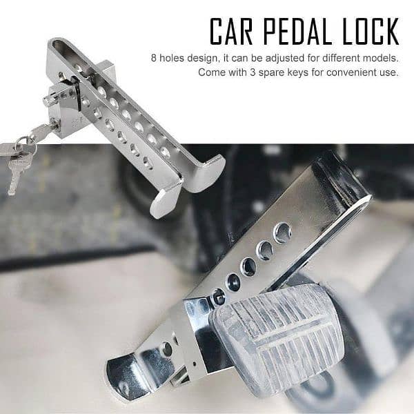 1 Pc Security Pedal lock 0