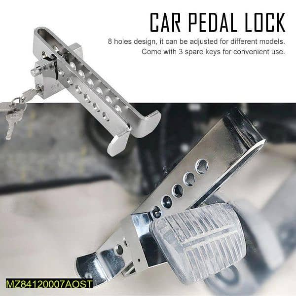 1 Pc Security Pedal lock 1