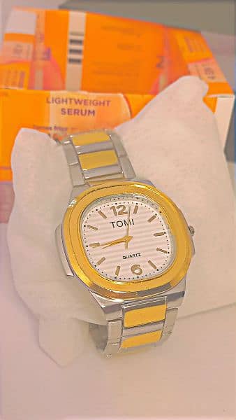 MAN WATCH. gold colour watch . luxury watch,TOMI WATCH, girls watch 2