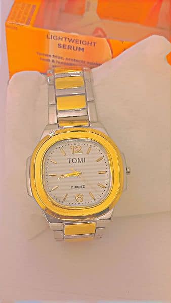 MAN WATCH. gold colour watch . luxury watch,TOMI WATCH, girls watch 3