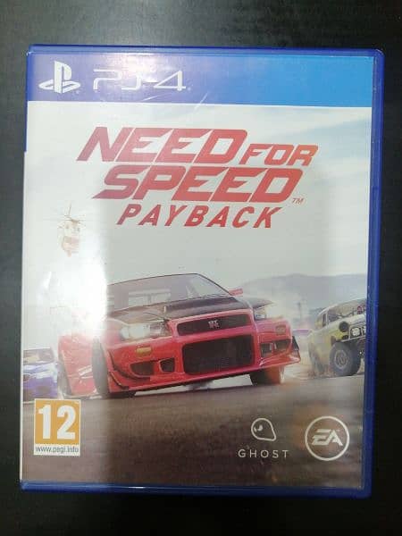 Ps4 slim 500gb with nfs payback cd 4