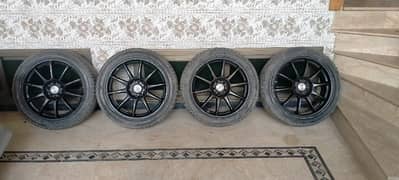 I'm selling rim tyer 215/45/17 5 nuts 100/114 pcd