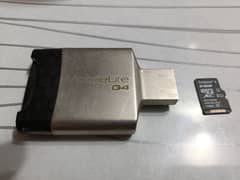 64GB SD Card with Card Reader (Kingston) 0