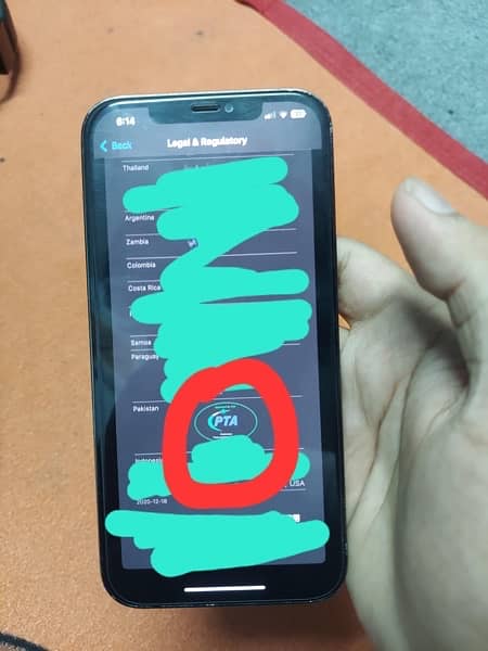 iPhone 12 Pro Max, dual Sim PTA approved 128GB 8