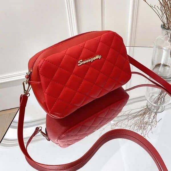 WOMEN'S PU LEATHER SHOULDER BAG 4