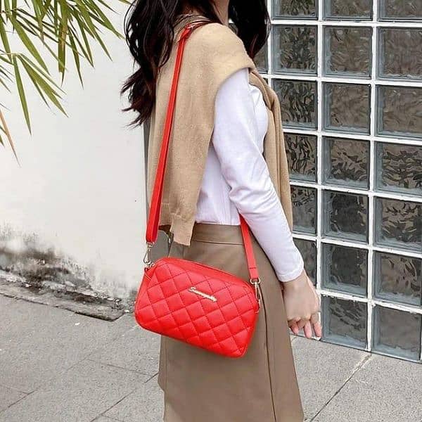 WOMEN'S PU LEATHER SHOULDER BAG 9