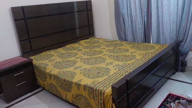 NEW BED WITH MATRISS and DRESSING AND SIDE TABLES 0