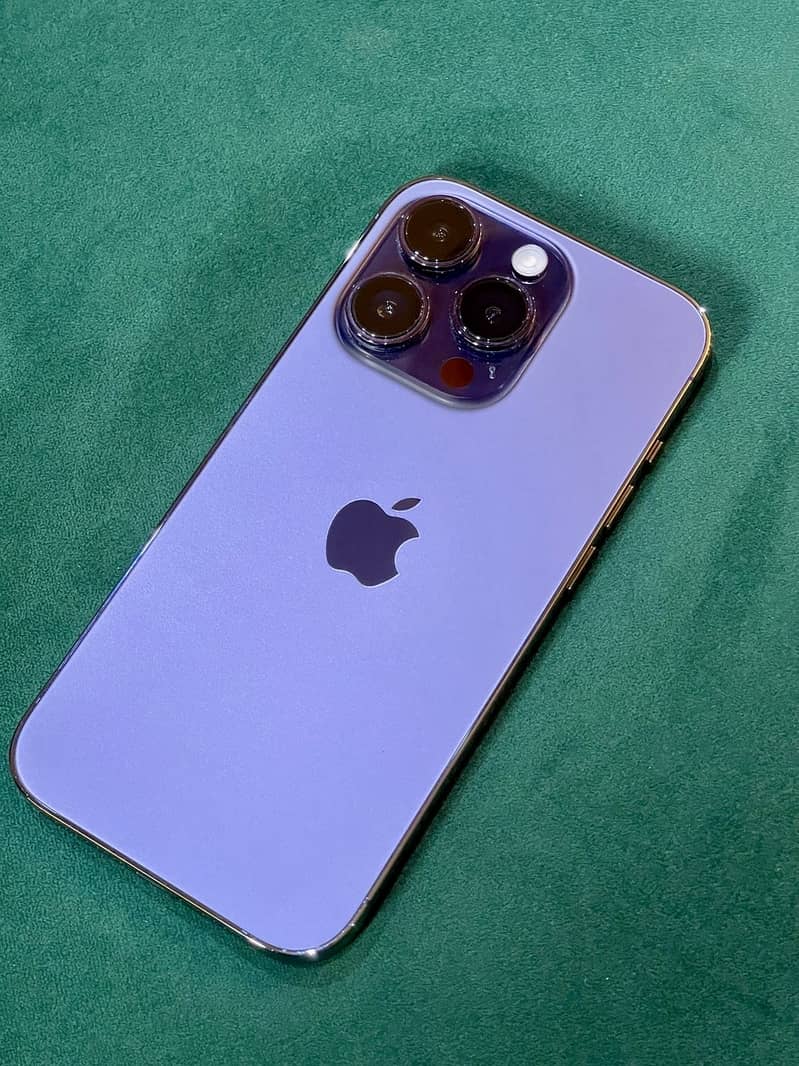 I Phone 14 Pro 128 GB Deep Purple (Non PTA) 1