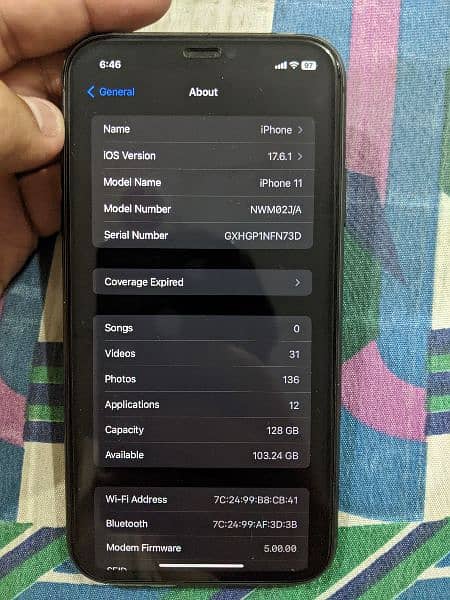 Iphone 11 128Gb Pta Approved Both Sim 2