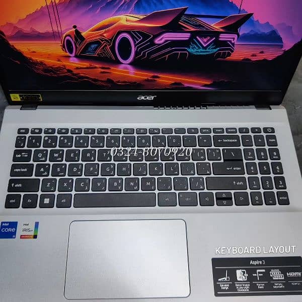 Acer aspire 3 (N22C6) 12th gen i5 8gb 512gb 3