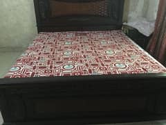 double bed with mattress