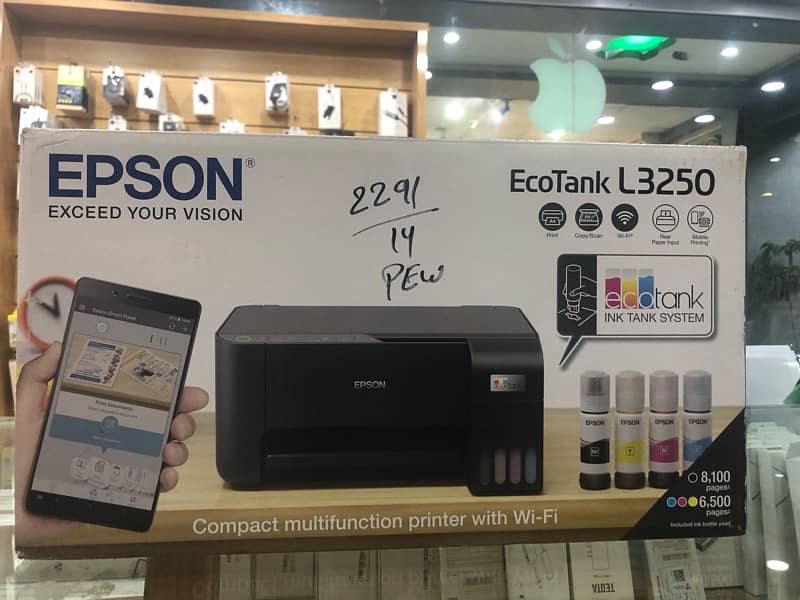 Epson EcoTank L3250 printer only 15 days used 2