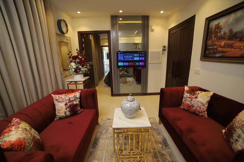 1-Bed Fully Furnished Ready To Move Flat For Rent Sector F Bahria Town Lahore 1