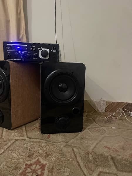 best speakers with amplifier at low price. The price will be negotiable 1