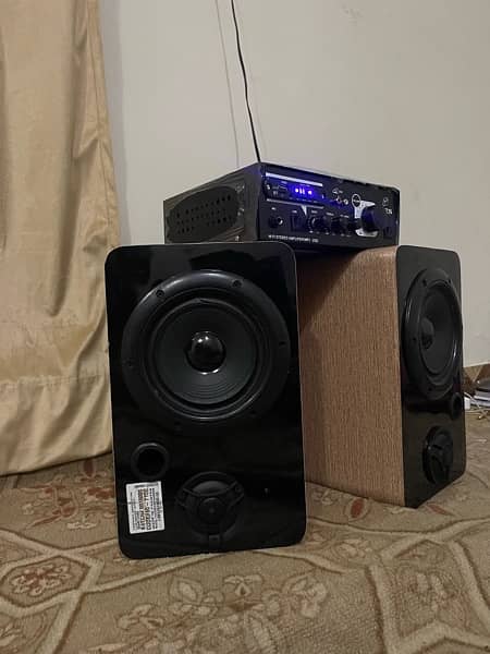 best speakers with amplifier at low price. The price will be negotiable 2