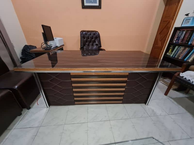 Office executive Table alongwith chair. 1