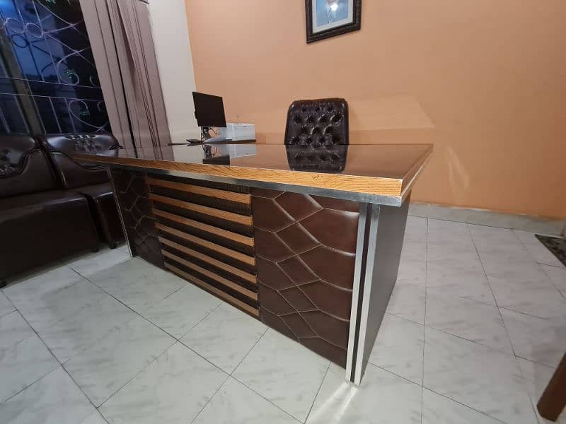 Office executive Table alongwith chair. 9