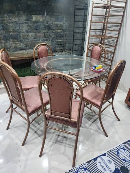 wrought iron dining table for sale (serious buyers only) 3