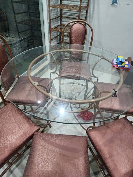 wrought iron dining table for sale (serious buyers only) 5