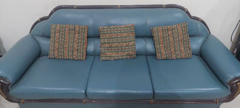 Green Sofa Set 1