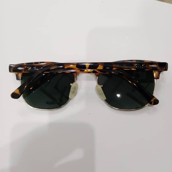 Branded Ray-Ban CLUBMASTER CLASSIC sunglasses in tortoise on gold… 2