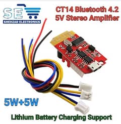 CT14 10W Bluetooth 4.2 Stereo Power Amplifier Board Module