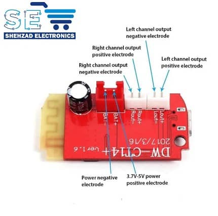 CT14 10W Bluetooth 4.2 Stereo Power Amplifier Board Module 1